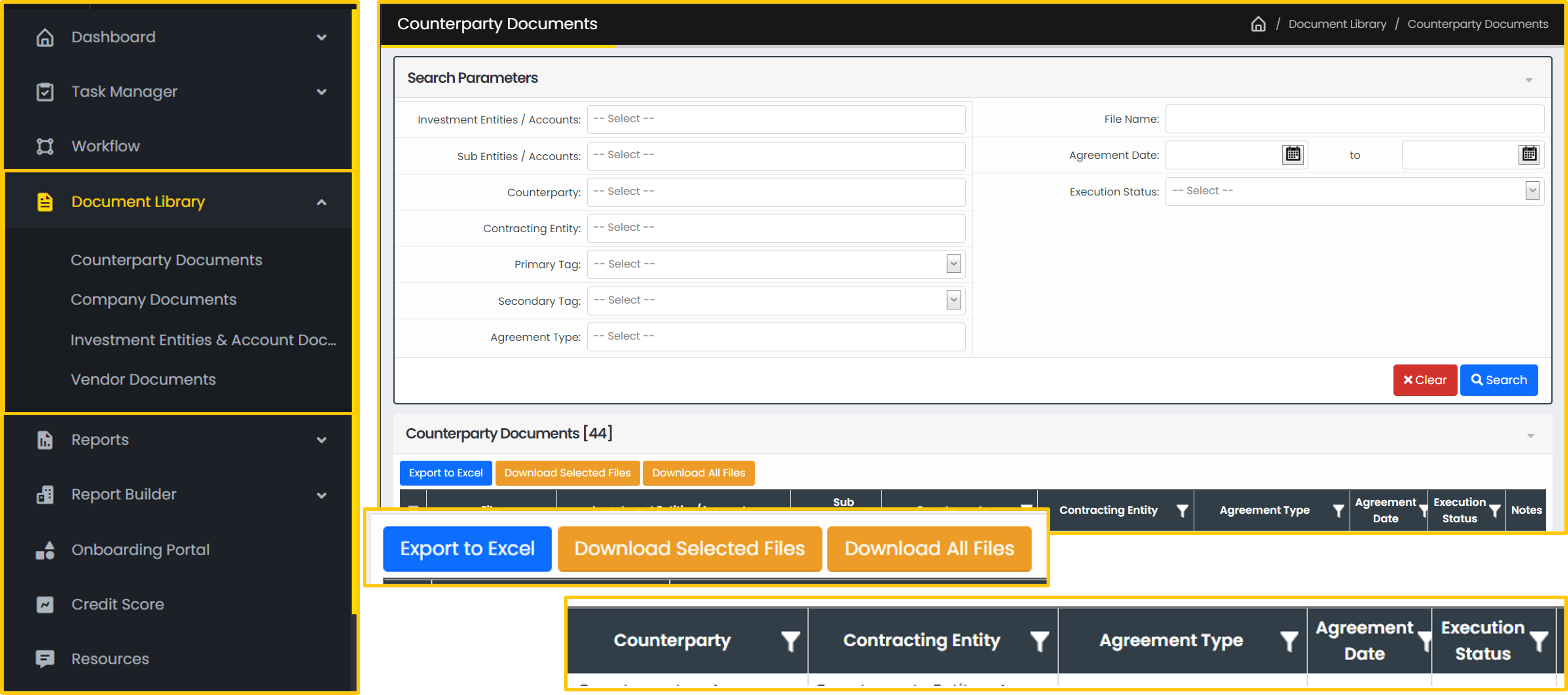 asset management services inventory consolidation