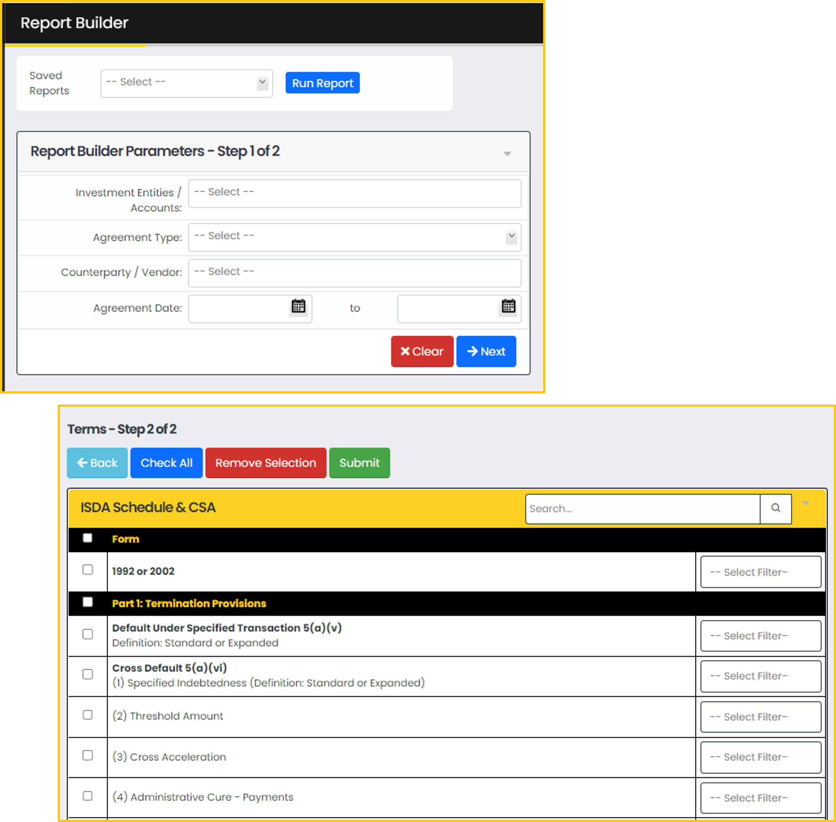 custom report builder tool