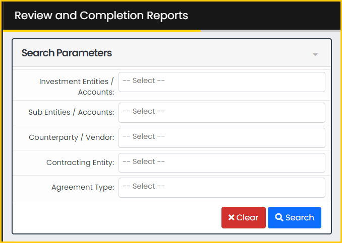 report library parameters